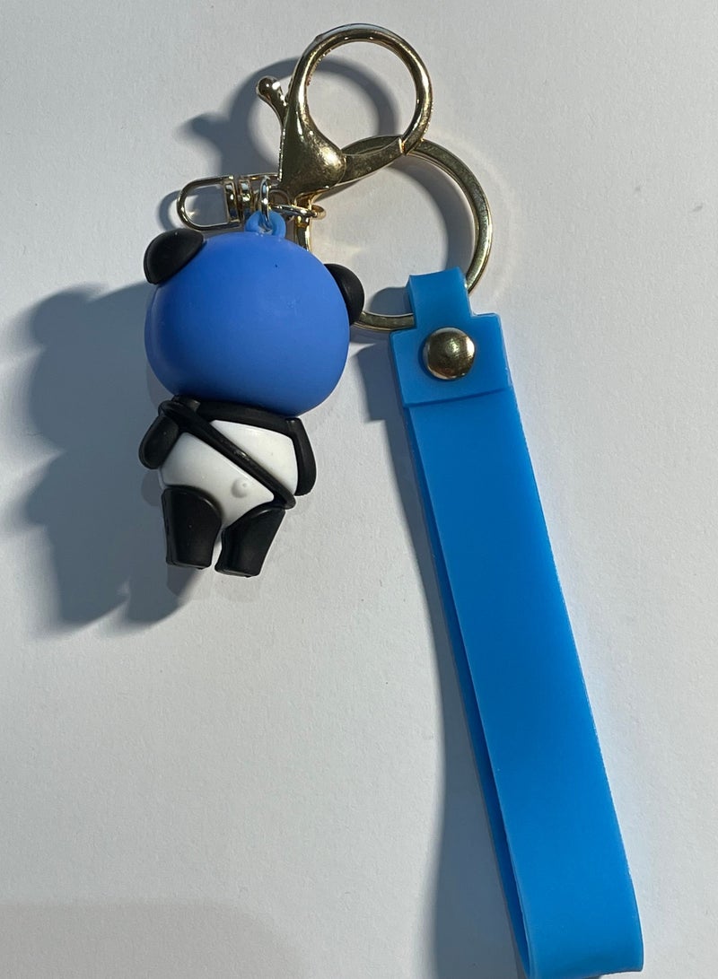 ميدالية مفاتيح كرتونية مميزة اكسسوار لطيف سلسلة مفاتيح أنمي بشخصية دب مع شريط يتناسب مع السيارة والمحفظة والحقيبة هدية ابداعية لطيفة - Image 4