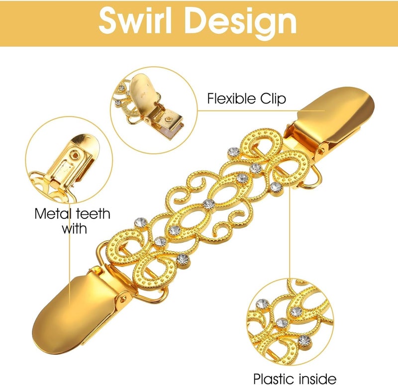 Bukela 3 Pcs Dress Clips, Dress Cinch Clips Waist Cincher Clip Shirt Clips for Women Clothing Shawl Clips - Image 5