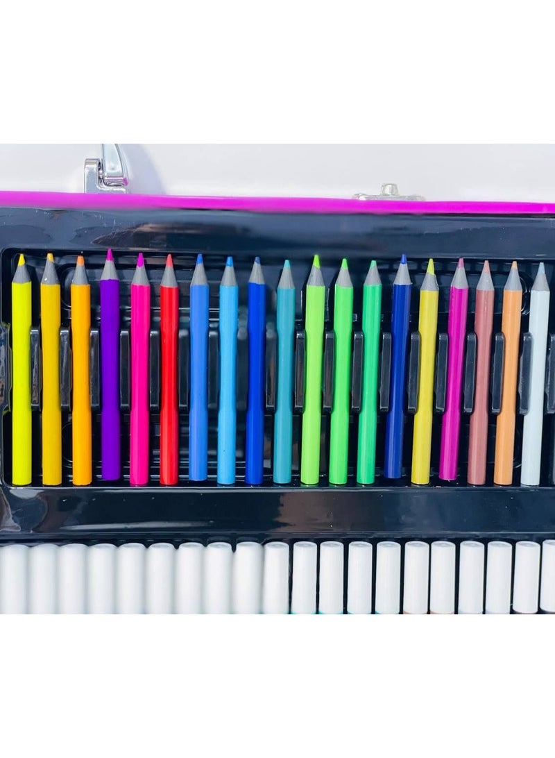 شنطة الوان كرومي  الالوان السوبر  الشنطة المتكاملة اللي فيها جميع الالوان فيها الالوان الشمع و الوان المياه الوان خشب  فيها : ١٨٠ قطعه تلوين  مقاس الشنطة : ٢٩*٤٦ سم - Image 4