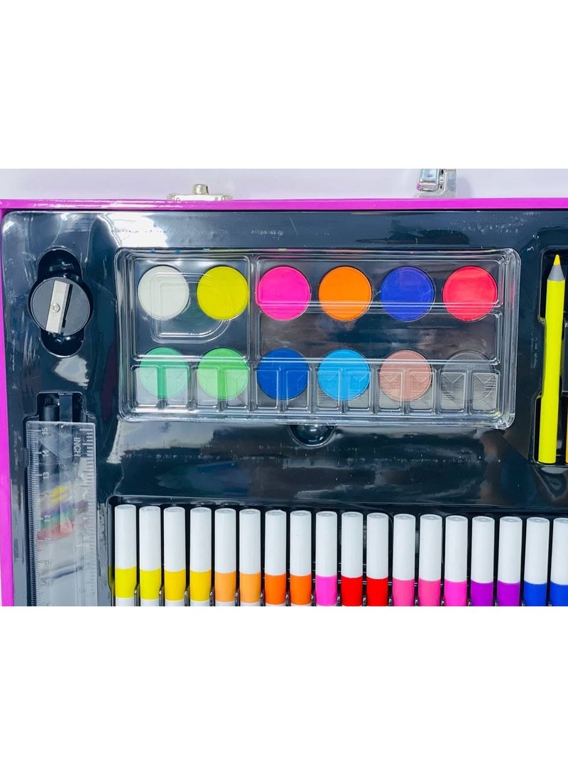 شنطة الوان كرومي  الالوان السوبر  الشنطة المتكاملة اللي فيها جميع الالوان فيها الالوان الشمع و الوان المياه الوان خشب  فيها : ١٨٠ قطعه تلوين  مقاس الشنطة : ٢٩*٤٦ سم - Image 5