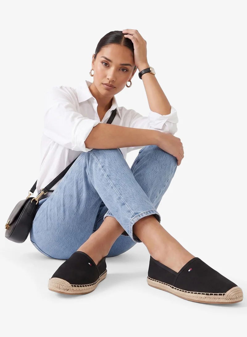 Tommy Hilfiger Flag Embroidery Canvas Espadrilles