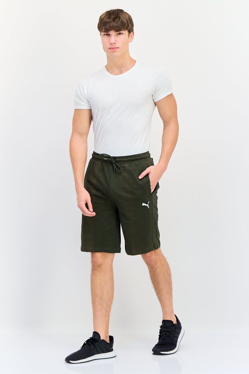 PUMA Men Sportswear Fit Outdoor Shorts, Dark Olive - Image 2