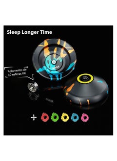 KASTWAVE Y01 Professional Yoyo Alloy Unresponsive Yoyo, 10 Ball Stainless KK Bearing Yoyo, Long Spinning Time Prettiest for Advanced Player Yoyo for Kids Beginner with Glove Bag and 5 Yoyo Strings  - Image 3