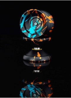 KASTWAVE Y01 Professional Yoyo Alloy Unresponsive Yoyo, 10 Ball Stainless KK Bearing Yoyo, Long Spinning Time Prettiest for Advanced Player Yoyo for Kids Beginner with Glove Bag and 5 Yoyo Strings  - Image 2