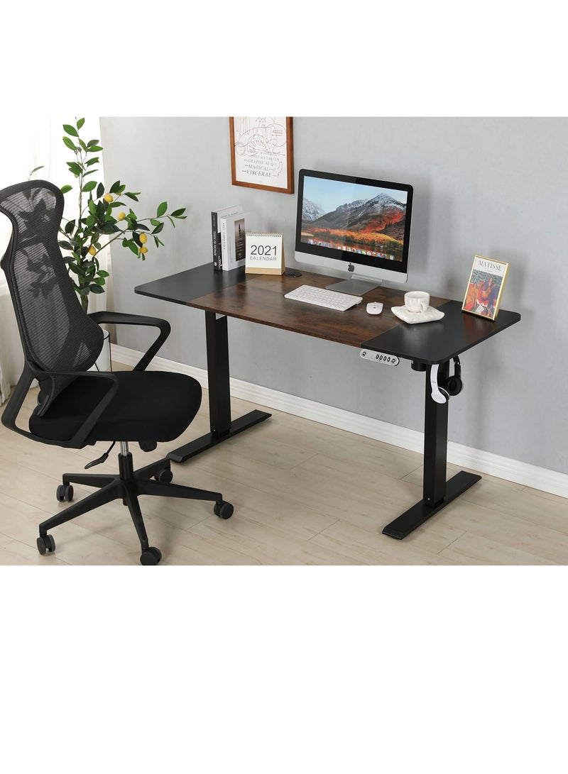 Royal Polar مكتب كمبيوتر كهربائي مريح قابل للرفع ومحطة عمل ذكية مع وحدة تحكم في الذاكرة بأربعة ارتفاعات مع خطاف سماعة رأس - Image 5