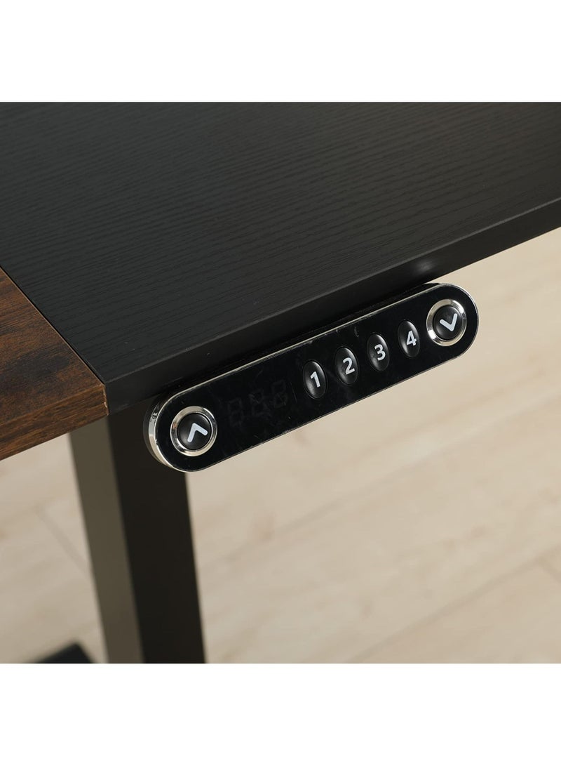 Royal Polar مكتب كمبيوتر كهربائي مريح قابل للرفع ومحطة عمل ذكية مع وحدة تحكم في الذاكرة بأربعة ارتفاعات مع خطاف سماعة رأس - Image 4