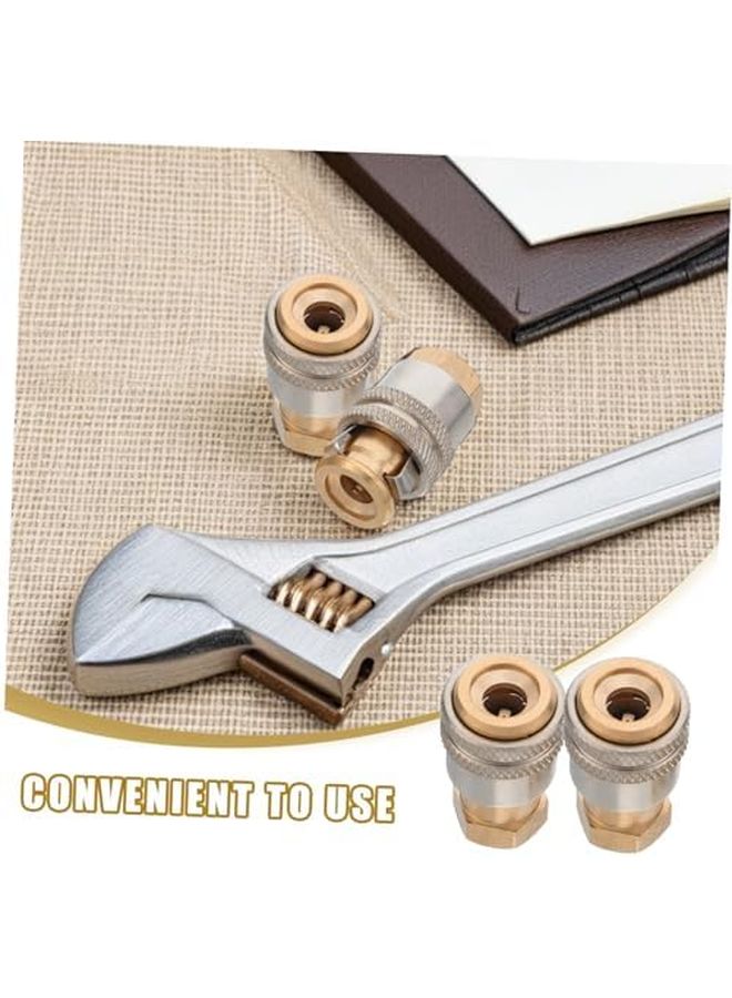 Brass Tire Inflator Chuck Quick Release Locking Air Adapter for Compressors Cars Motorcycles - Image 4
