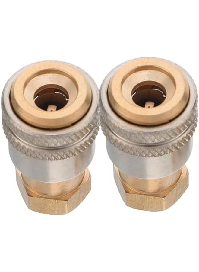 Brass Tire Inflator Chuck Quick Release Locking Air Adapter for Compressors Cars Motorcycles - Image 2