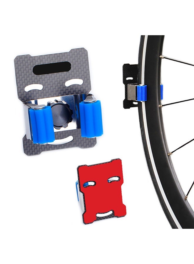 NIBEMINENT Adjustable Wall Mounted Bike Stand Holder MTB Road Bicycle Storage Hanger Rack 16.2x14.3x5.2cm - Image 1