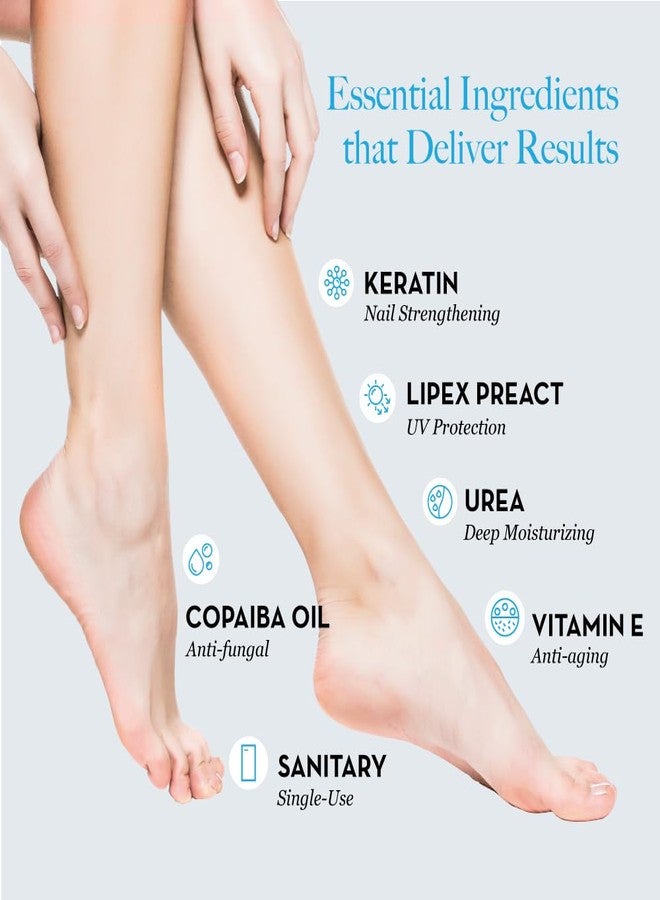 Bodipure All-In-1 Moisturizing Foot Mask, Keratin & Vitamin E Foot Mask for Dry Cracked Feet, Callus & Heel Softening, Easy-to-Use Pedicure Foot Repair, Chemical-free Feet Treatment 12 Pairs - Image 3
