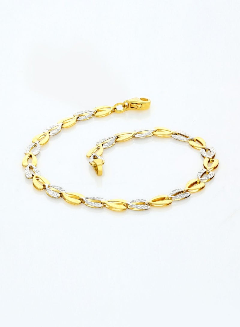Malabar Gold and Diamonds 22 KT 916 Purity Gold Bracelet LABR166  - Image 3
