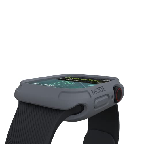 elkson Made for Apple Watch 45mm Bumper Case, Quattro 2.0 Series Rugged Case for Apple Watch and iWatch Series 9 8 7, Military Grade Durable Protective Cover, Flexible Shock Proof, Grey - Image 3