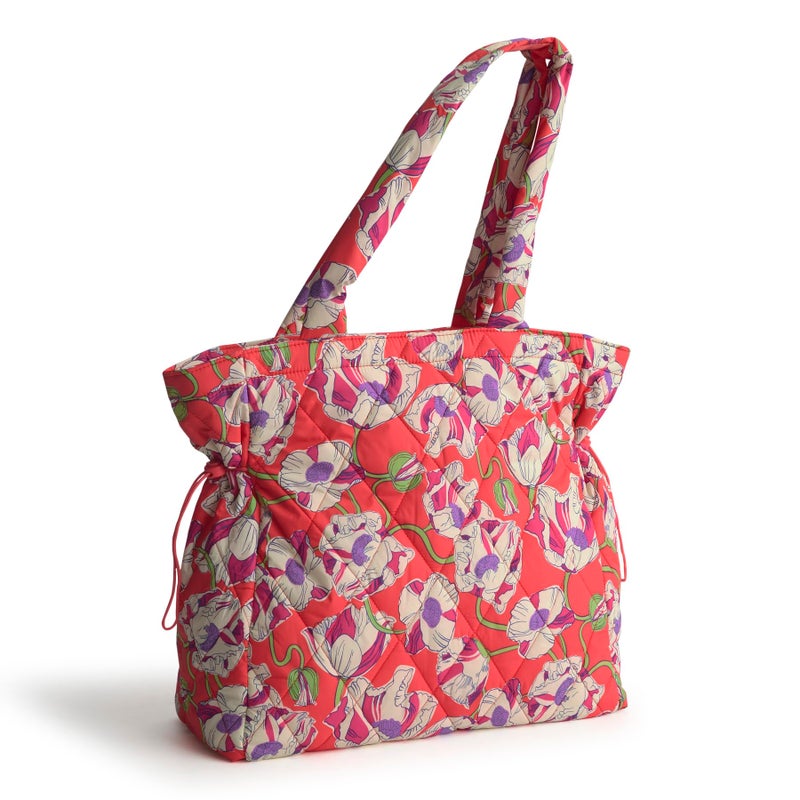 Vera Bradley حقيبة توت الأصلية الخفيفة من فيرا برادلي للنساء، زهور الخشخاش المت swirling، مقاس واحد - Image 4