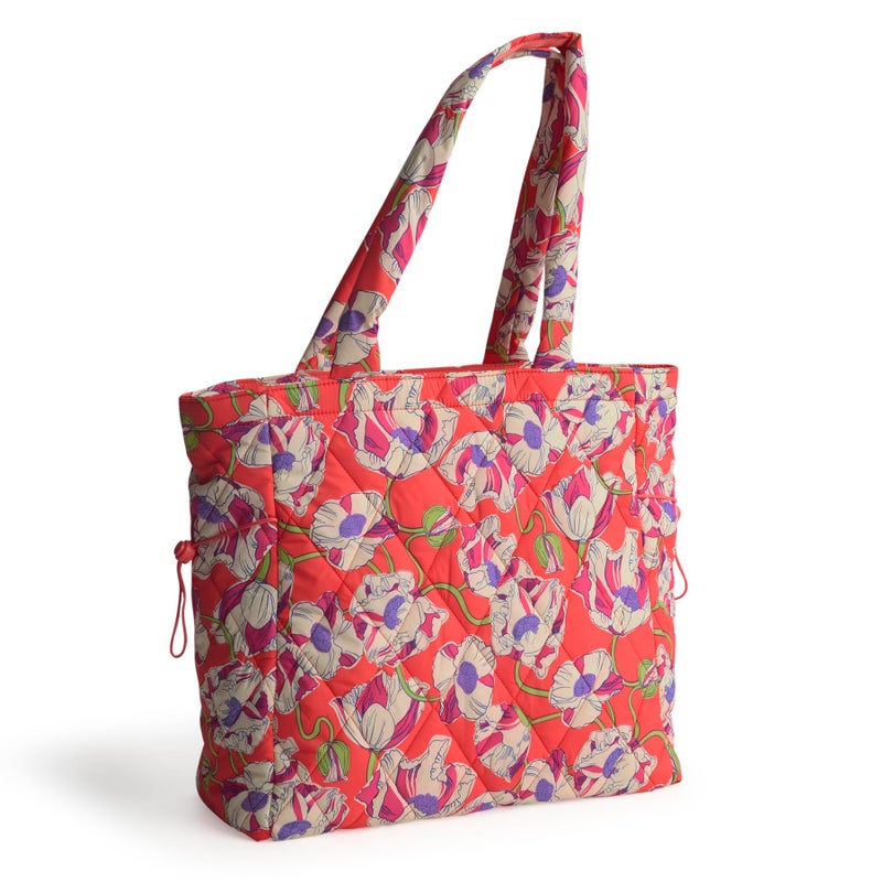 Vera Bradley حقيبة توت الأصلية الخفيفة من فيرا برادلي للنساء، زهور الخشخاش المت swirling، مقاس واحد - Image 2