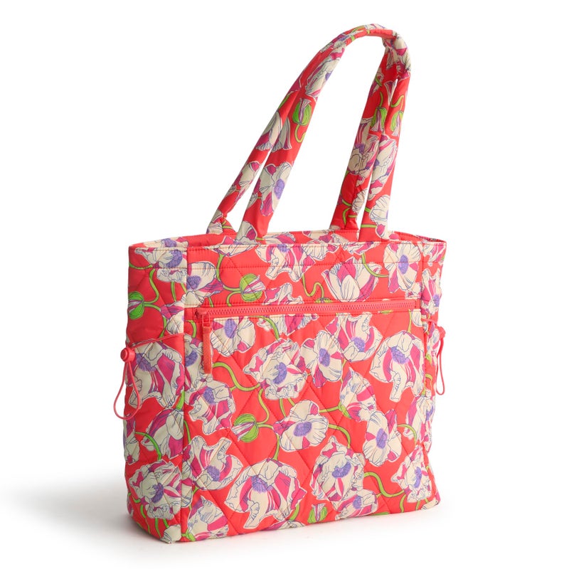 Vera Bradley حقيبة توت الأصلية الخفيفة من فيرا برادلي للنساء، زهور الخشخاش المت swirling، مقاس واحد - Image 3