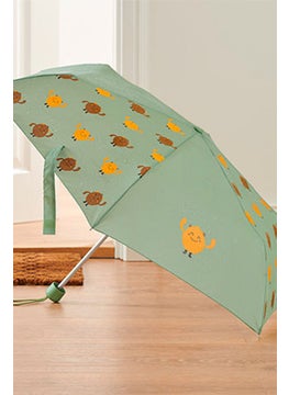 Tchibo Kids Unisex Magic Folding Umbrella, Light Olive  - Image 1