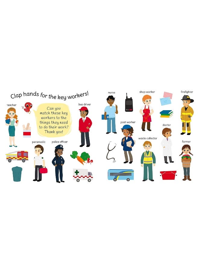 Clap Hands: Key Workers: A touch-and-feel board book  - Image 5