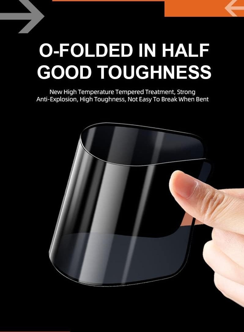 AJYAL PRIVACY Screen Protector For iPhone 15 PRO Tempered Glass Screen Protector [Bubble Free] Anti-Glare, Scratch Resistant [Full Coverage] (IPHONE 15 PRO) PRIVACY - Image 5