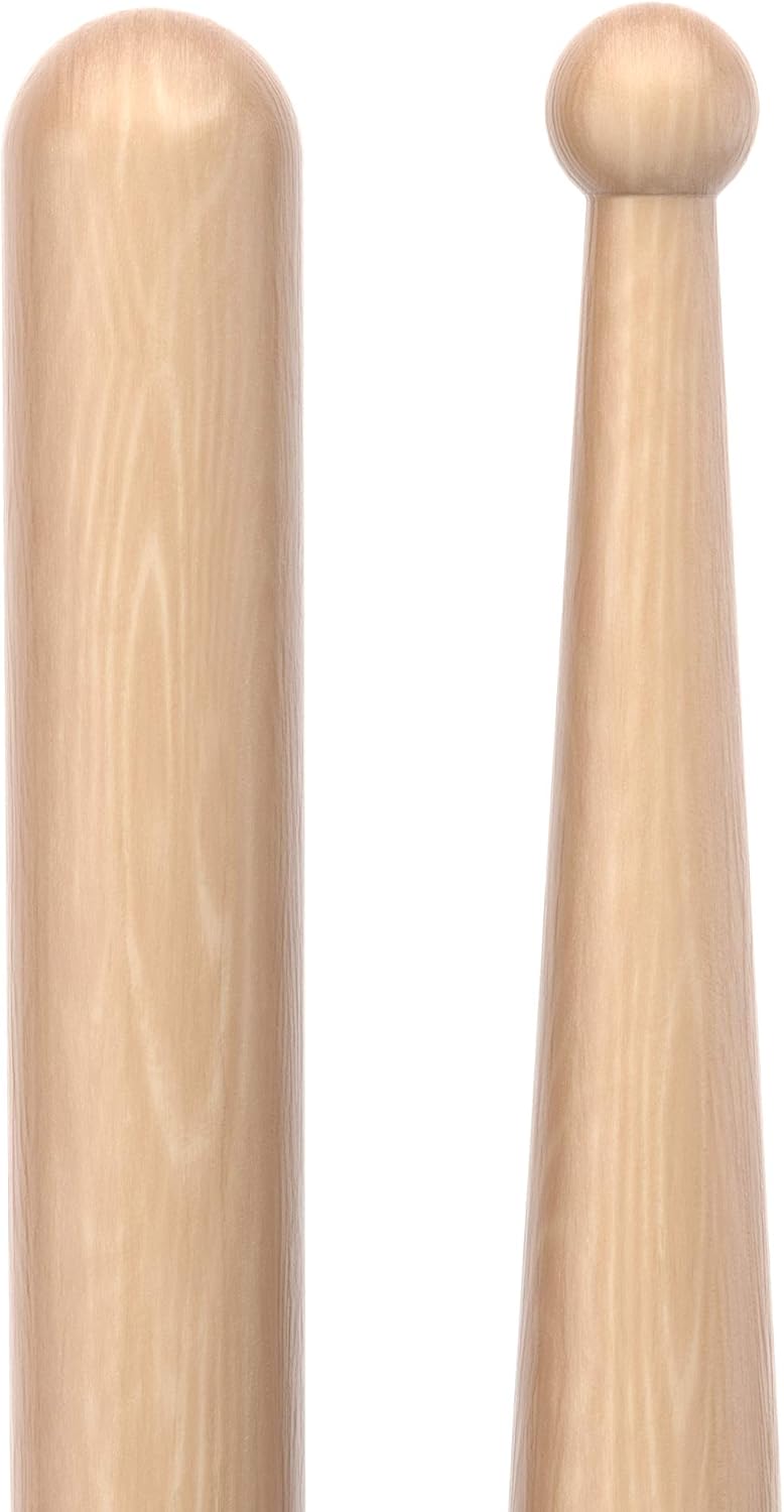 ProMark Finesse 5B Long Maple Drumsticks, Small Round Wood Tip, One Pair - Image 2