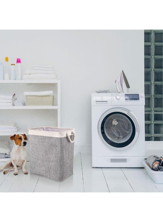 Homify Wide Open Laundry Basket, 65L Foldable Laundry Bag with Handles and Brackets, Waterproof Laundry Hamper for Laundry Clothes Toys Storage - Image 2
