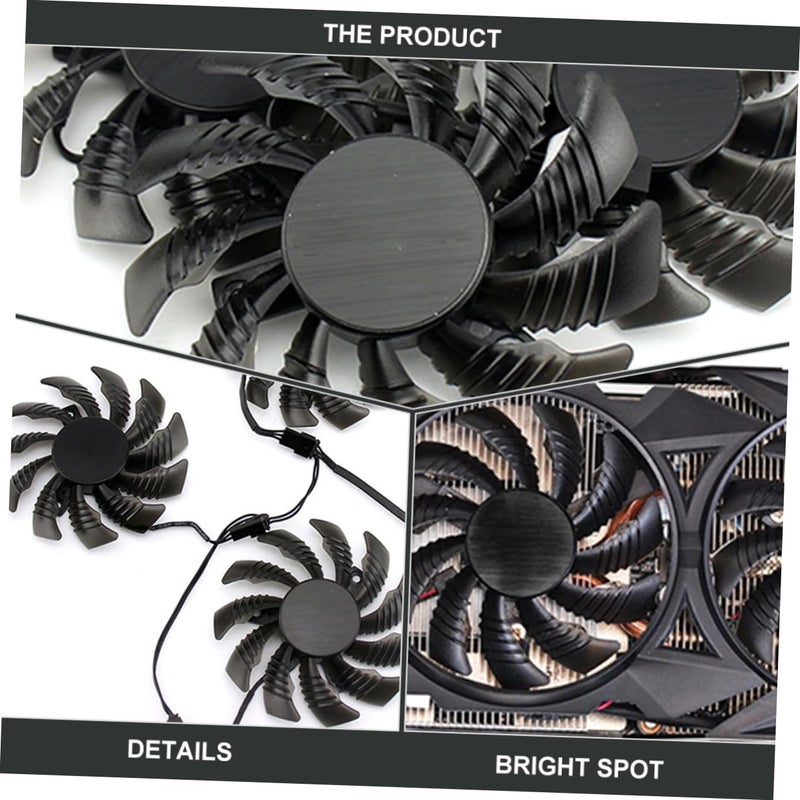 GALPADA Replacement Gpu Air Cooler Fan 75mm Pld08010s12h Compatible Graphic Card Cooling Fan for Computer Gaming Video Card Cooling - Image 4