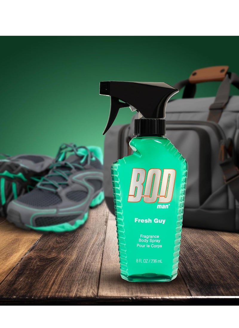 BOD Man BOD Man Fragrance Body Spray, Fresh Guy, 8 fl oz  - Image 4