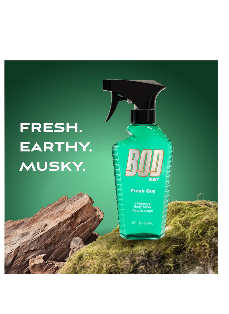 BOD Man BOD Man Fragrance Body Spray, Fresh Guy, 8 fl oz  - Image 3