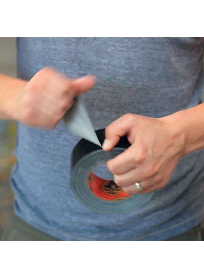 Gorilla Double-thick Adhesive Grips Weather-Resistant Duct Tape Black 1.88 Inch x 10 Yard 4595542 - Image 2