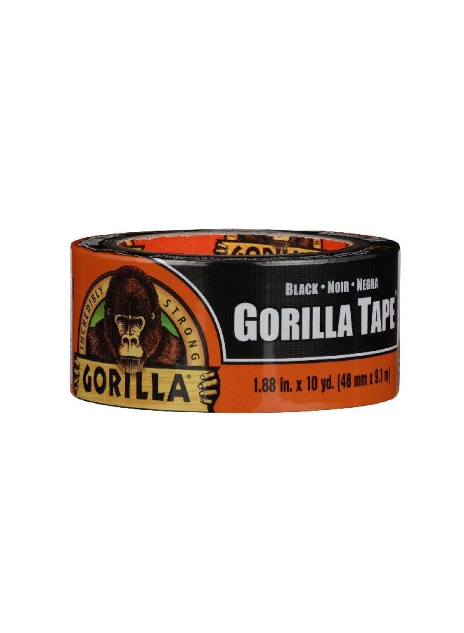 Gorilla Double-thick Adhesive Grips Weather-Resistant Duct Tape Black 1.88 Inch x 10 Yard 4595542 - Image 1