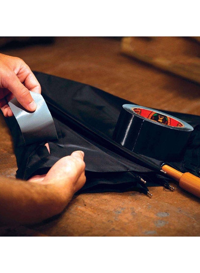 Gorilla Double-thick Adhesive Grips Weather-Resistant Duct Tape Black 1.88 Inch x 10 Yard 4595542 - Image 4