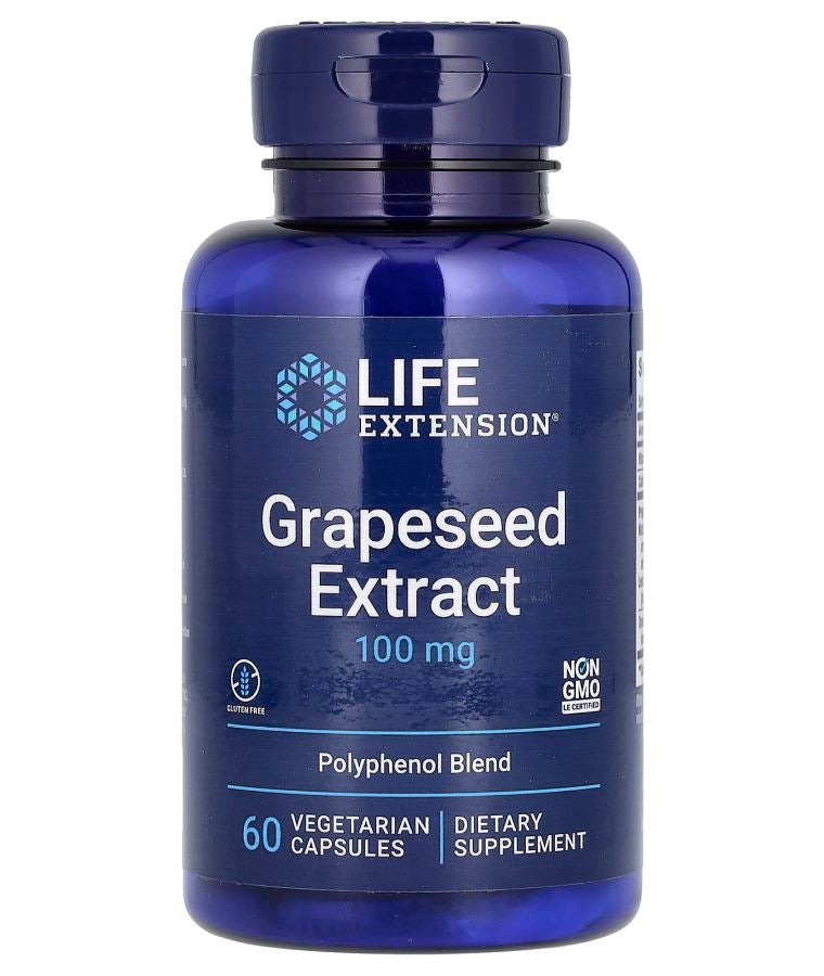 Grapeseed Extract 100 mg 60 Vegetarian Capsules