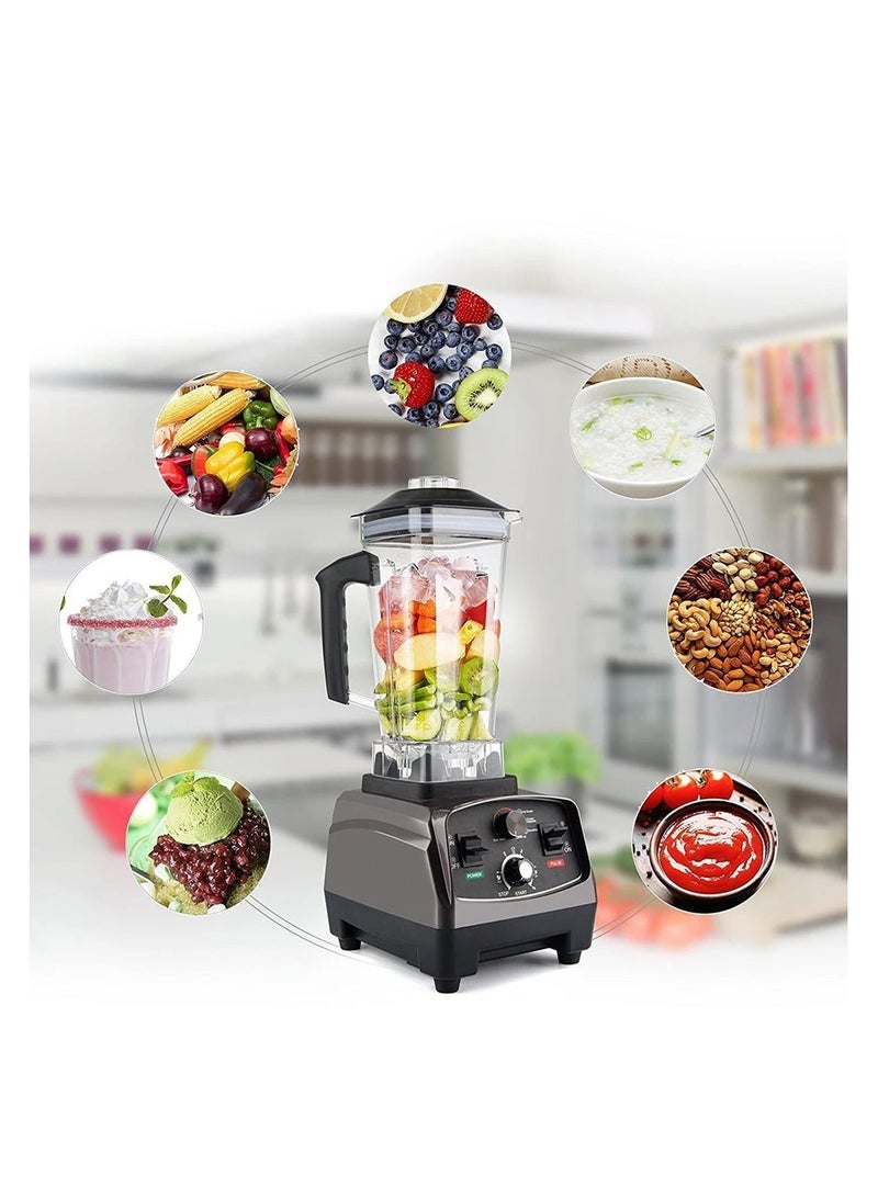 Denx Electric Blender With Inox Blades And Sharp Stainless Steel Blades Suitable For Mixing Fruits. Distinctive And Durable Design, Powerful Motor And High-Performance Blender - From Denx - Image 1