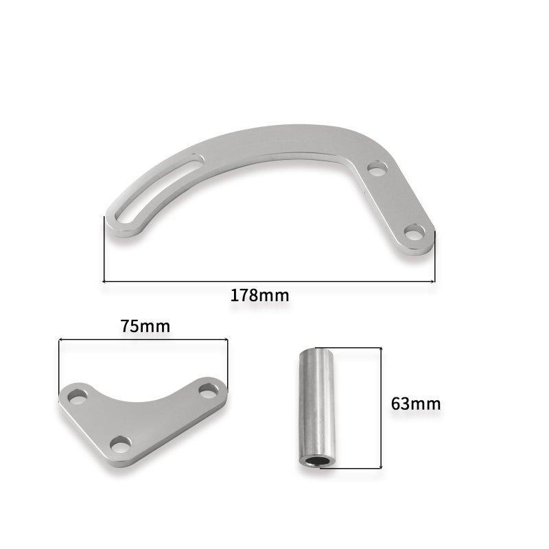 BBC Alternator Power Steering Pump Accessory Drive Bracket Kit 551490 - Image 2