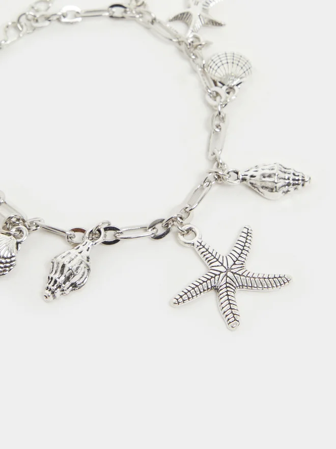 Styli Styli Starfish Drop Anklet with Lobster Claw