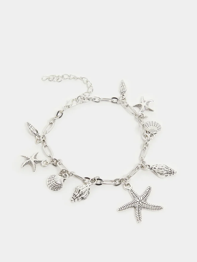 Styli Styli Starfish Drop Anklet with Lobster Claw