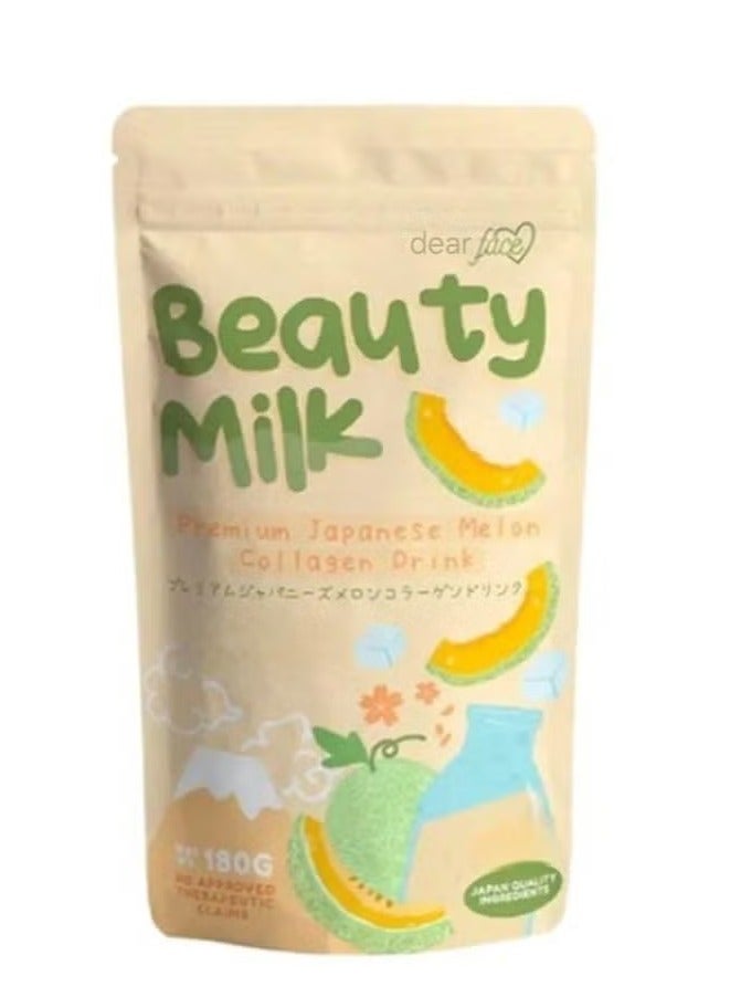 dear face Beauty Milk Premium Japanese Melon Collagen Drink - Image 1