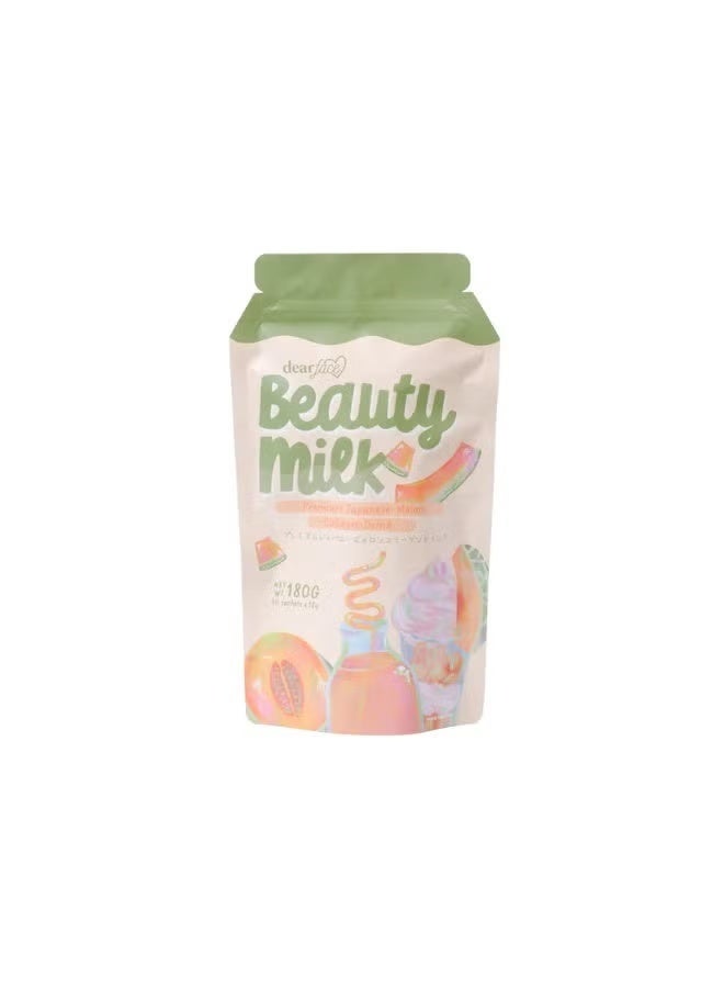 dear face Beauty Milk Premium Japanese Melon Collagen Drink - Image 2