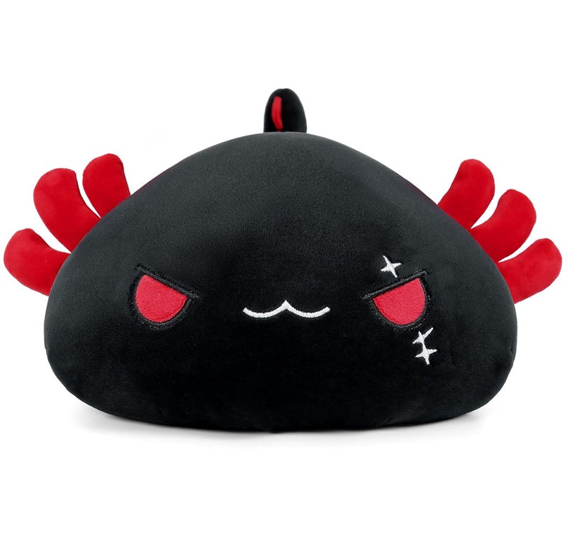 Onsoyours Cute Axolotl Plush, Soft Stuffed Animal Salamander Plush Pillow, Kawaii Plushie Toy for Kids (Black Axolotl A, 13") - Image 2
