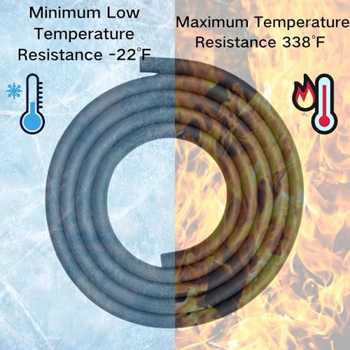 YGQ 1/4 ID Fuel Gas Line Hose fit for Briggs & Stratton Craftsman MTD Kawasaki Kohler Small Engines Generator Powersports w/ 20 Clamps Rubber Black 8 Feet - Image 4