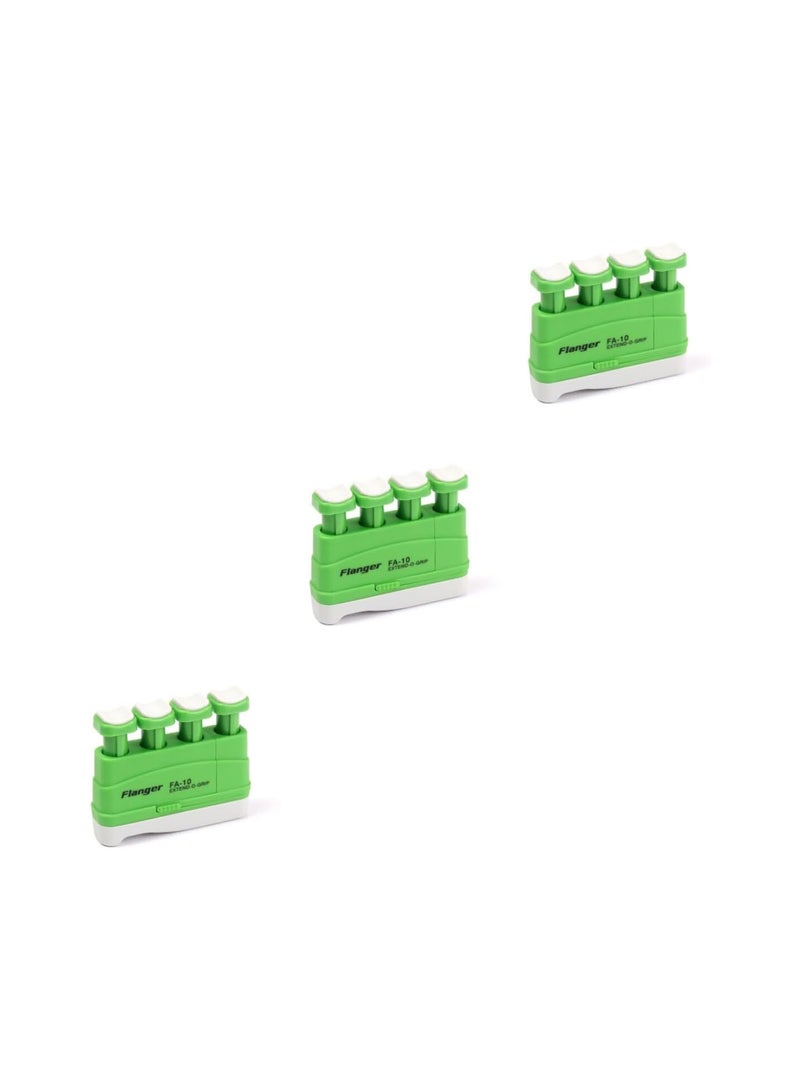 3pcs guitar hand exercise squier guitar v guitar finger exerciser instrument eleguitar guitar finger strengthener guitar finger trainer forearm exerciser bass practice tools Green Medium