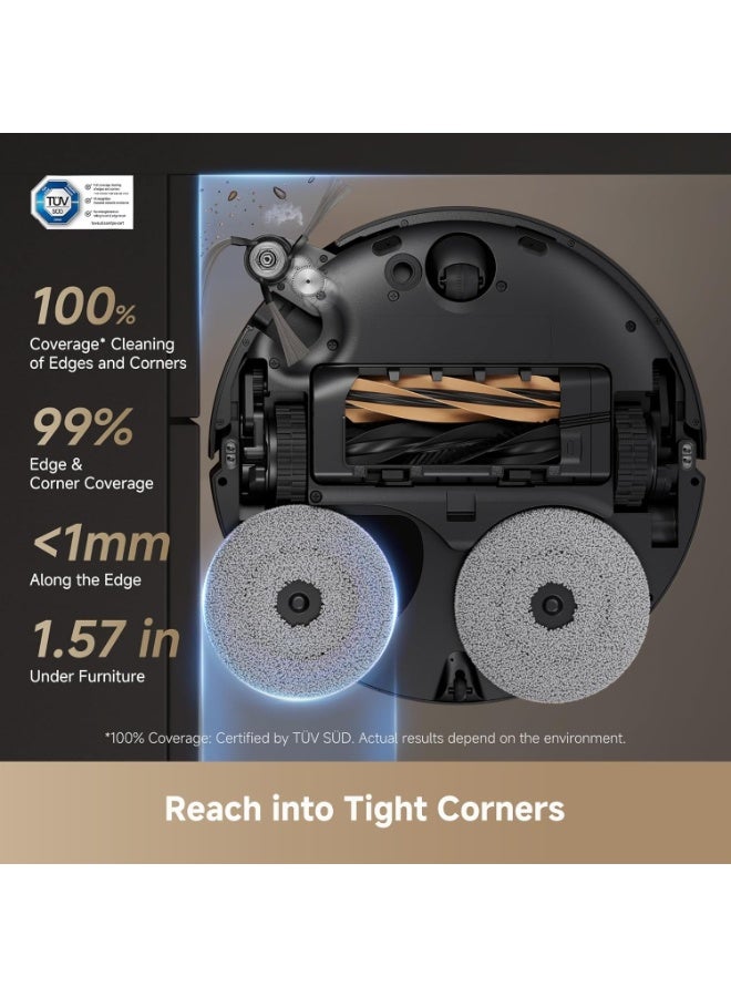 DREAME X50 Ultra White Robot Vacuum and Mop with Auto-Empty and Mop Self-Cleaning, 20,000Pa Suction, Obstacle Avoidance and 360° Navigation, Corner to Edge Deep Cleaning, Detangling Brush - Image 3