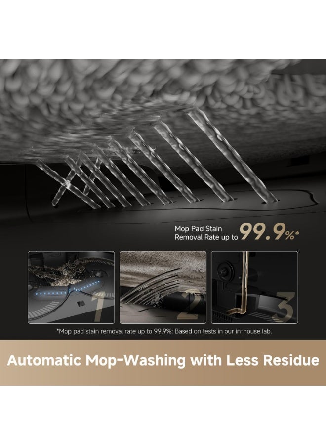 DREAME X50 Ultra White Robot Vacuum and Mop with Auto-Empty and Mop Self-Cleaning, 20,000Pa Suction, Obstacle Avoidance and 360° Navigation, Corner to Edge Deep Cleaning, Detangling Brush - Image 4