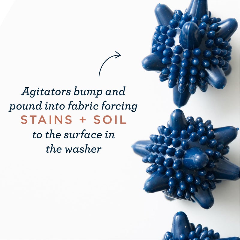 Esembly Agitators, Washer Dryer Balls for Cleaner Softer Laundry, Reusable Eco-Friendly Laundry Dryer Balls, 6 Pack - Image 3