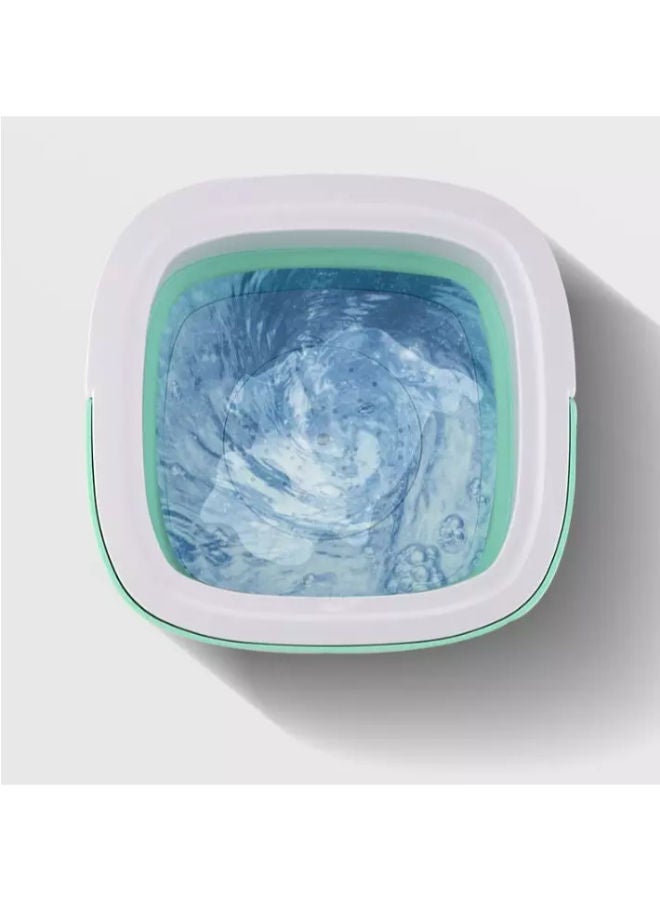 SHOPI Portable Washing Machine - Foldable Mini Small Washer for Washing Baby Clothes, Underwear or Small Items, Suitable for Apartment, Laundry, Camping, RV, Travel - Image 4