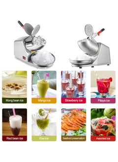 Generic Electric Ice Crusher Machine with Stainless Steel Bowl, Non-Slip Pads, 1450R/M, 65KG/H Capacity, Ice Shaver Snow Cone Maker for Cocktails, Ice Cream, Smoothies, Cold Juice  - Image 2