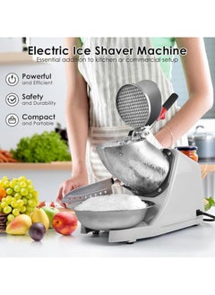 Generic Electric Ice Crusher Machine with Stainless Steel Bowl, Non-Slip Pads, 1450R/M, 65KG/H Capacity, Ice Shaver Snow Cone Maker for Cocktails, Ice Cream, Smoothies, Cold Juice  - Image 5