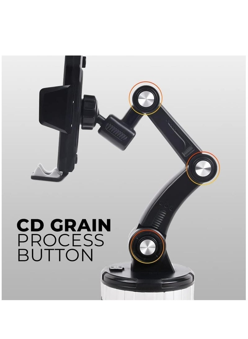 ELTRAZONE Super Adsorption Phone Holder, Windshield Phone Holder Phone Mount for Car Center Console, 360 Rotated Degree Super Stable Suction Cup Car Phone Holder - Image 5