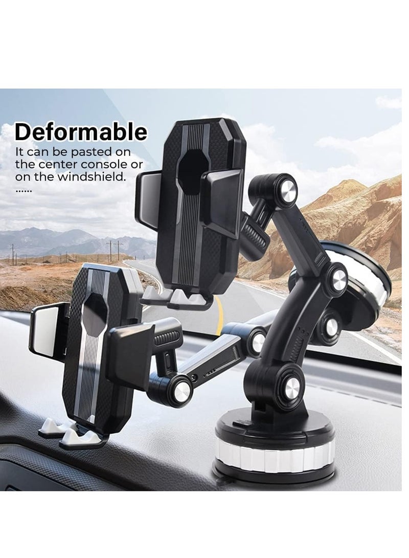 ELTRAZONE Super Adsorption Phone Holder, Windshield Phone Holder Phone Mount for Car Center Console, 360 Rotated Degree Super Stable Suction Cup Car Phone Holder - Image 3