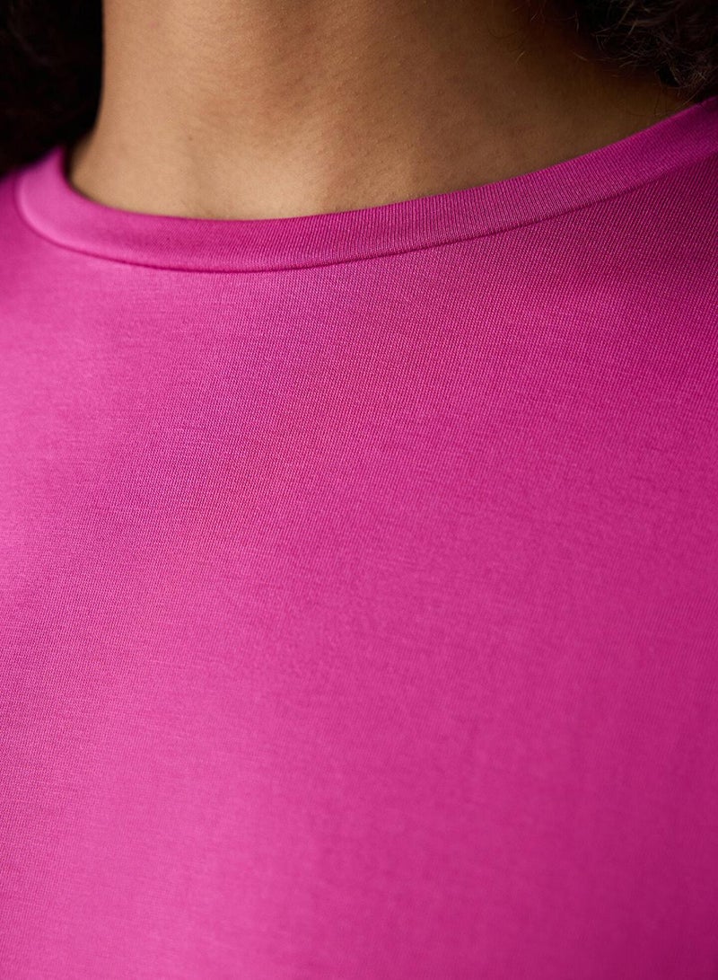 Penti Modal Crop Fuchsia T-Shirt - Image 5