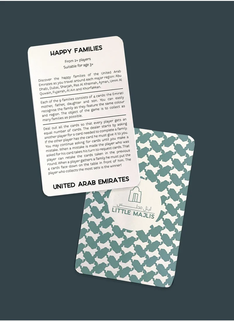 المجلس الصغير Playing cards 'Happy Families'